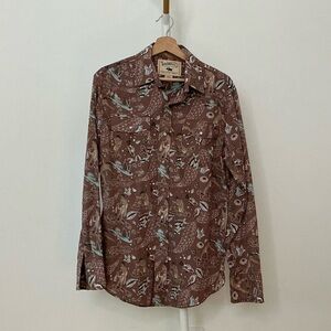 Western Aloha Cowboy Hawaiian Shirt Fisherman Print